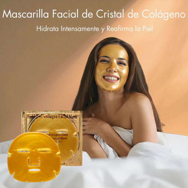 Kit facial de biocolágeno dorado