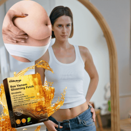 מדבקת הרזיה עם ארס דבורה – שורפת שומן בבטן ומעצבת מותן שטוחה תוך 7 ימים בלבד